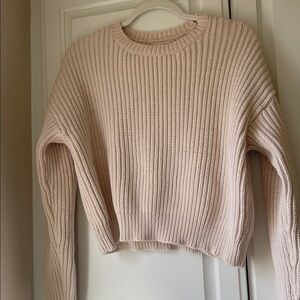 LA Hearts Women's Beige Knit Sweater